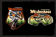 Motocross Design Bundle, a Transportation Illustration by The BolzStudio (Thumbnail 8 of 8)