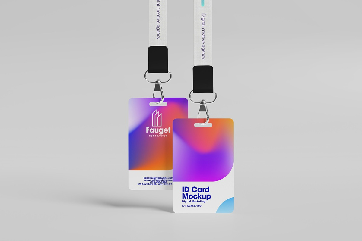 ID Card Mockup, a Product Mockup by PixelPiknik (Photo 5 of 8)