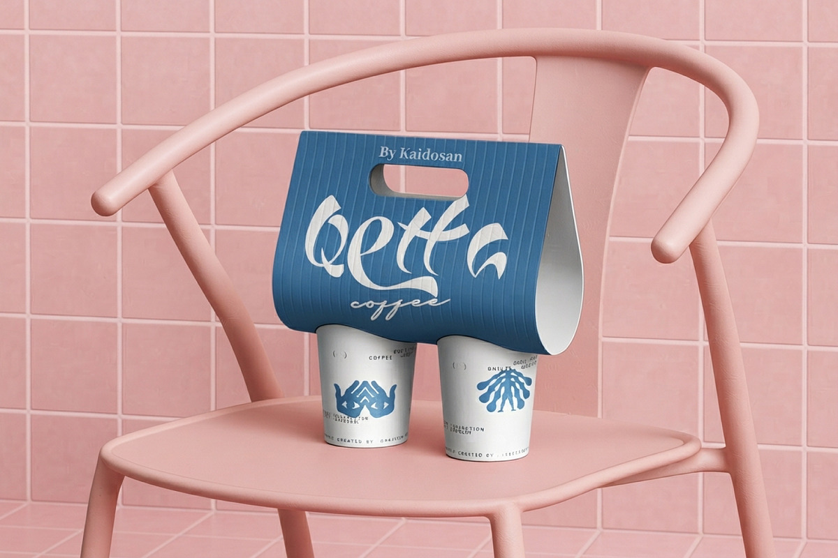 Qetta, a Script Font by Compaq_Creative (Photo 2 of 8)