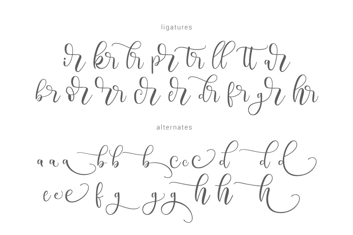 Serangkai Typeface preview 6