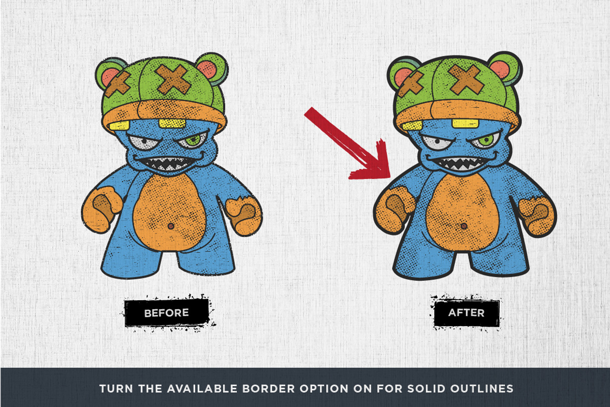 RoughTones - Halftone Textures, a Texture Graphic by BackYard Graphics Co. (Photo 5 of 8)