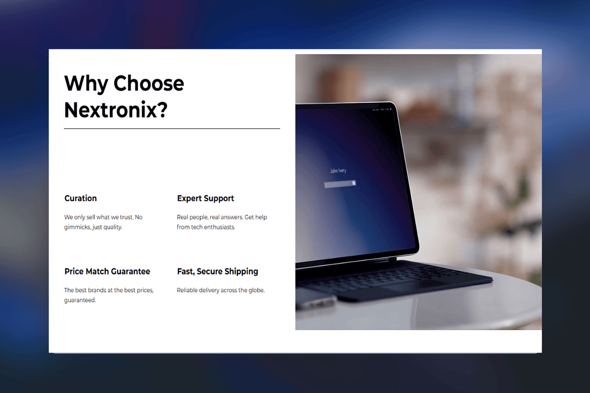 Nextronix Modern Tech Template preview 2