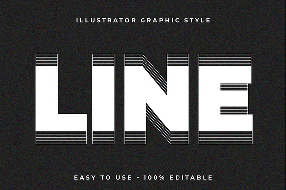Stripe Slice Text Effect preview 3