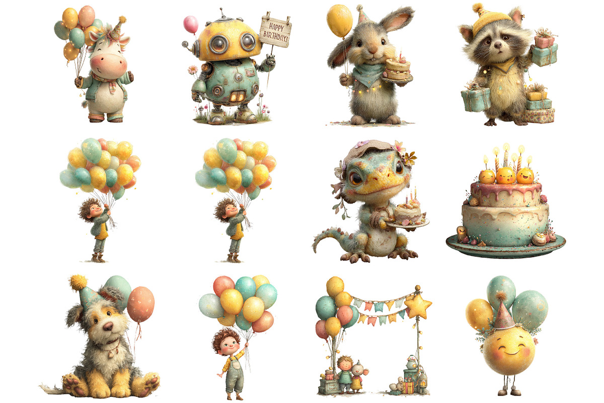 Whimsical Kids Birthday Celebration, an Illustration by Designking (Photo 3 of 5)