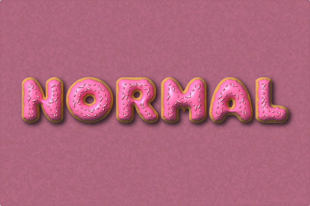 Donut Text Effect, a Layer Style Add-On by Artnivora.Std (Photo 4 of 4)