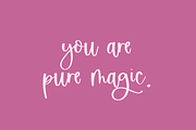 Sugarstar Script, a Handwritten Font by Beck McCormick (Thumbnail 2 of 10)