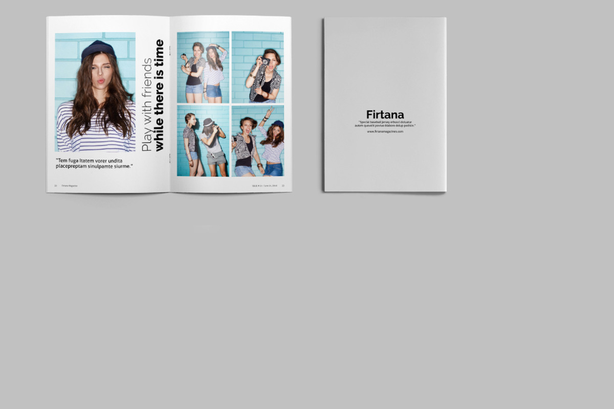 A4 Minimal Magazine, a Magazine Template by Firtana (Photo 9 of 12)