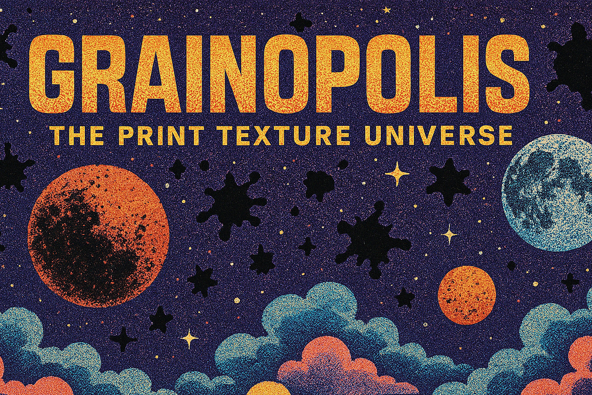 GRAINOPOLIS - The Texture Universe, a Texture Graphic by Jacober Design (Photo 1 of 17)