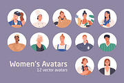 Women professionals avatars set, a Person Illustration by Good Studio (Thumbnail 1 of 3)