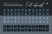 Frost Growths Letters Overlays, a Symbol Font by PhotoSpirit (Thumbnail 3 of 8)