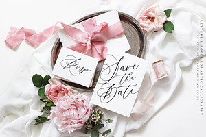 Letters & Roses Luxury Script