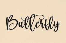 Butterfly | Script Font