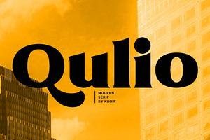 Qulio - Serif Modern