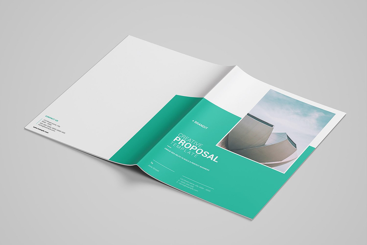 Business Proposal Template, a Brochure Template by Template Shop (Photo 4 of 7)
