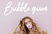 27 bubble gum photo overlays, an Object Graphic by The Graphic Parade (Thumbnail 1 of 10)