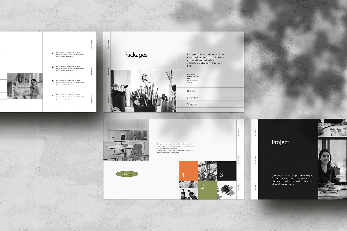 Creative Brief Template, a Presentation Template by White Graphic (Photo 6 of 7)