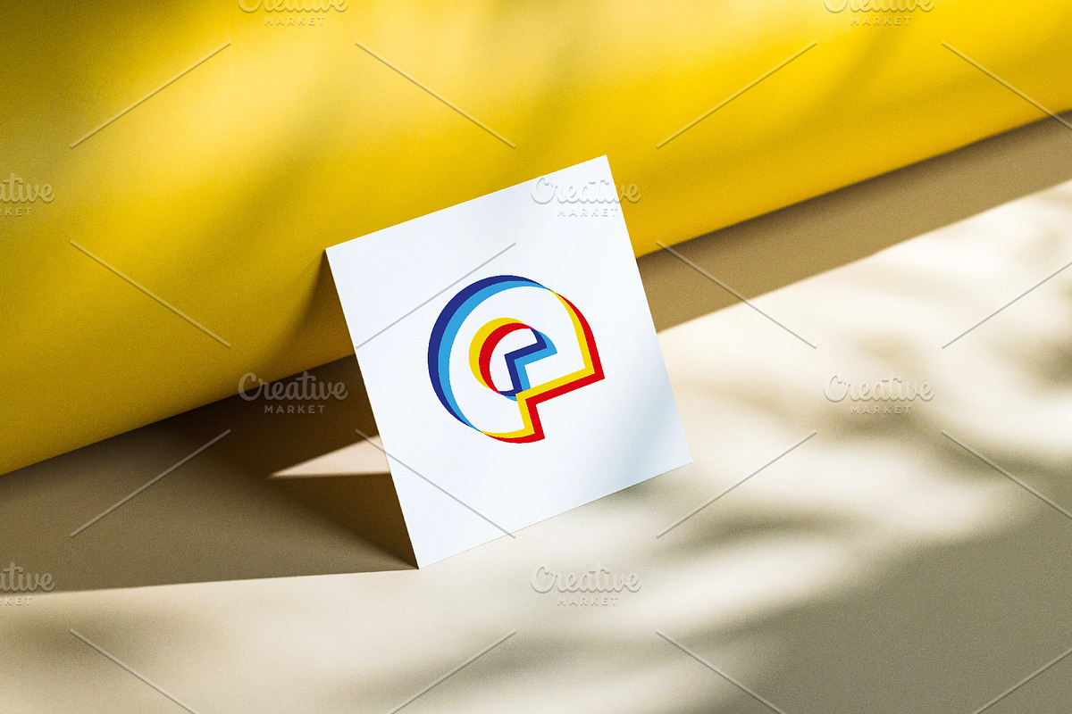 Lower e letter mark, a Branding & Logo Template by MuzaInspires (Photo 4 of 4)