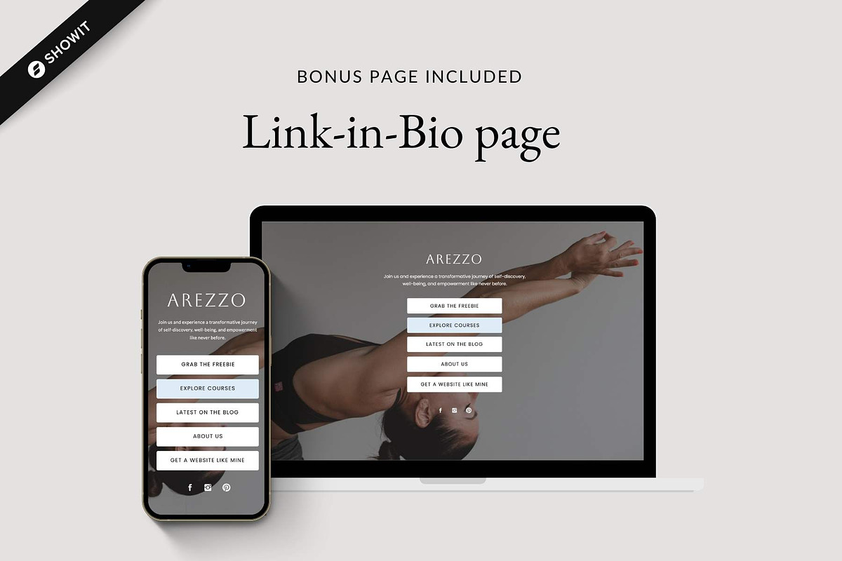 Showit Website Template | Arezzo, a Websites & App Template by Designorina (Photo 7 of 8)