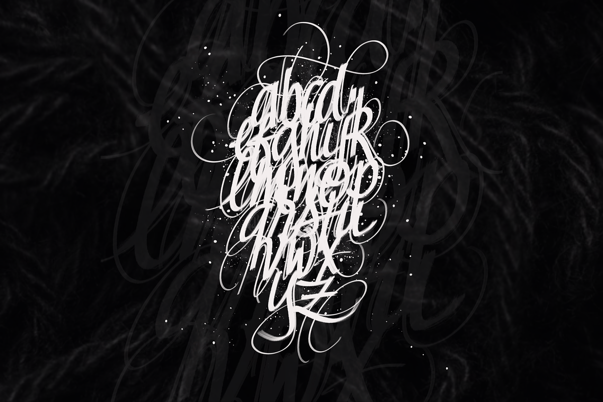 Gothic Calligraphy Brushes, a Brush Add-On by Emmanuel Buron (Photo 7 of 12)