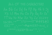 CS Andine Dashed, a Handwritten Font by Craft Supply Co. (Thumbnail 8 of 8)