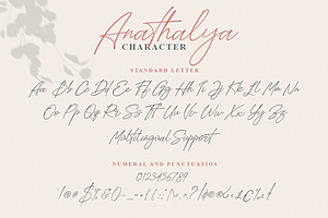 Anathalya Script Font