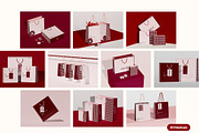 Luxury Shopping Bag Mockup Set, a Packaging Mockup by Mego-studio (Thumbnail 2 of 7)