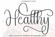 Healthy, a Handwritten Font by FreshTypeINK (Thumbnail 1 of 8)