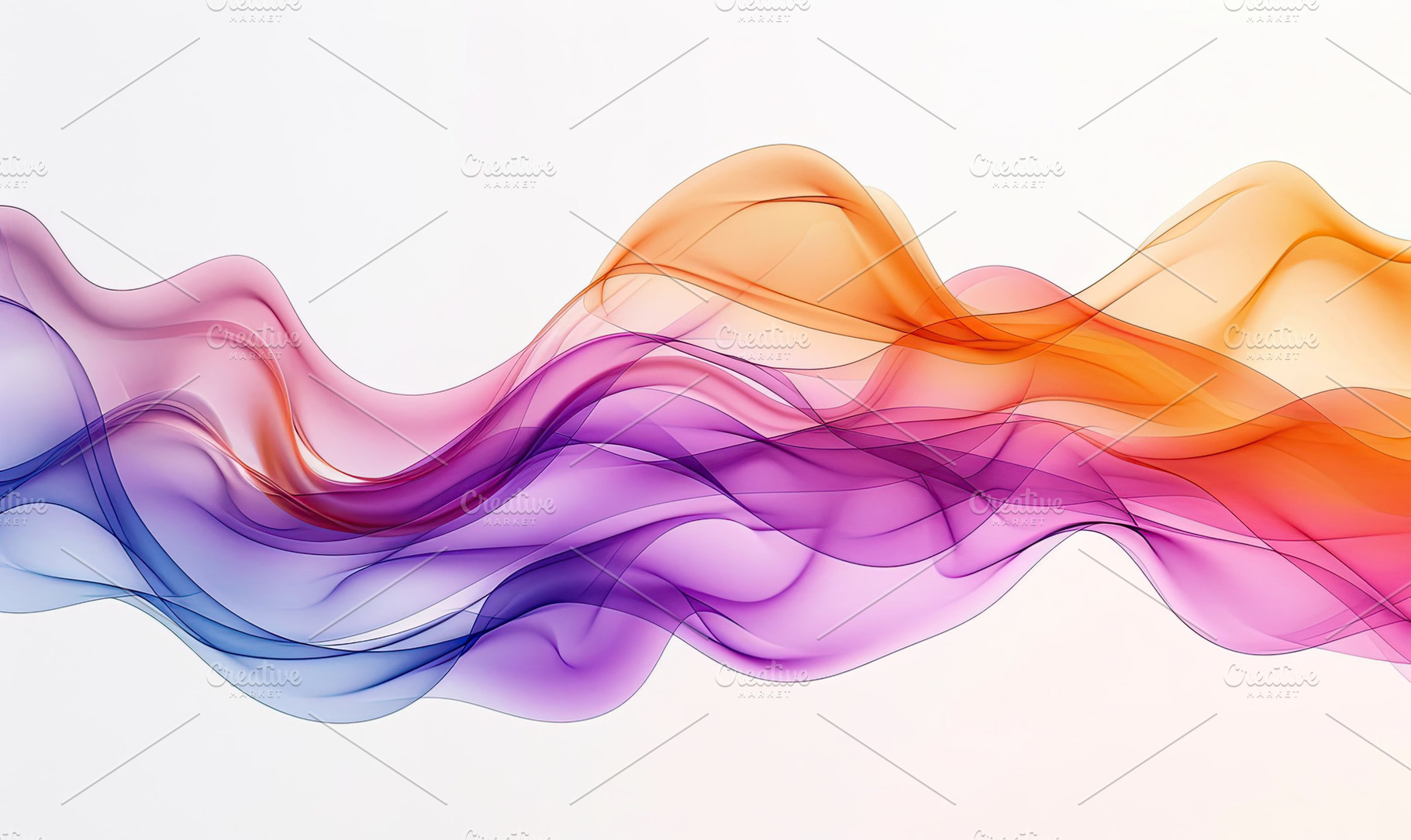 Colorful wave abstract design, focus, a Photo by LOGOCREATIVE