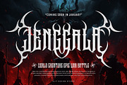 Darkson Typeface, a Blackletter Font by alit design (Thumbnail 7 of 20)