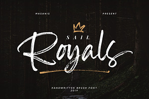 Sail Royals // Brush Signature