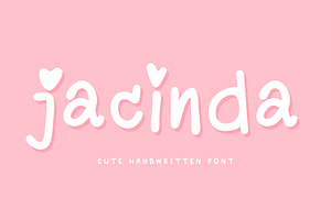 Jacinda - Cute Handwriting Font