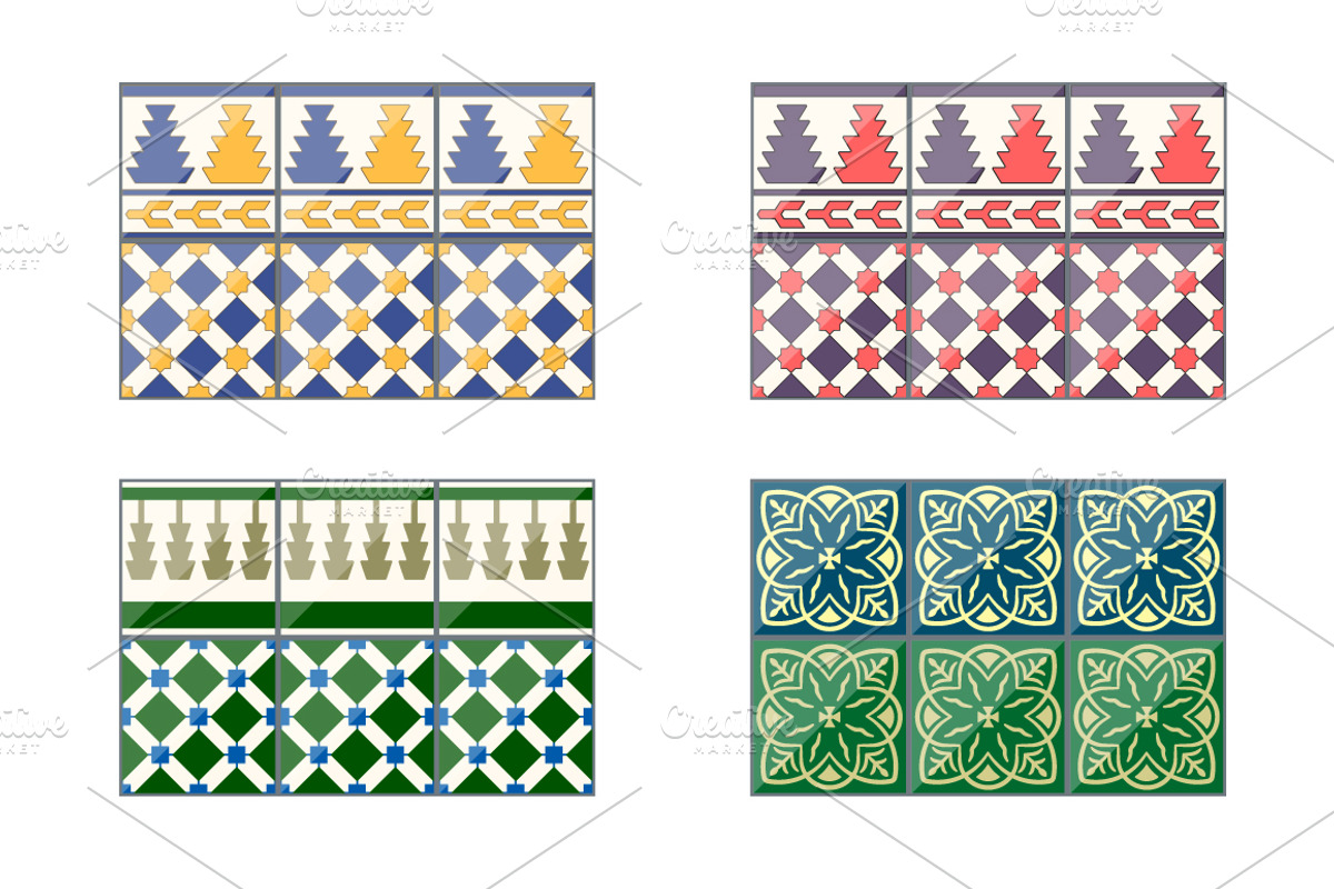 Azulejo Pattern VECTOR. Moroccan, a Pattern Graphic by Natalka Dmitrova art (Photo 17 of 29)