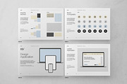 Minimalist brand guidelines, a Brochure Template by Proonty (Thumbnail 8 of 9)