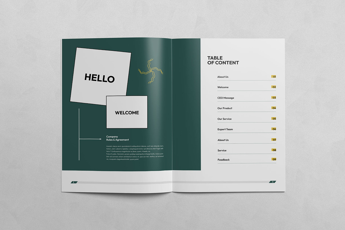 Corporate Project Proposal, a Brochure Template by KreateTribe (Photo 2 of 8)
