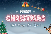 Snow Christmas Font Duo, a Script Font by AnningArts (Thumbnail 2 of 9)