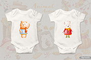 Autumn Animal Clipart, Fall Clipart, an Animal Illustration by Apixsala (Thumbnail 14 of 15)