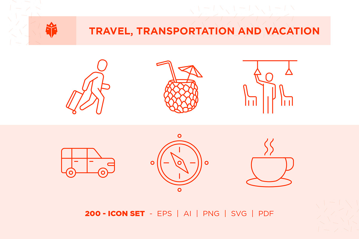 Travel, Transportation And Vacation, an Outline Icon by Pathlord (Photo 2 of 7)