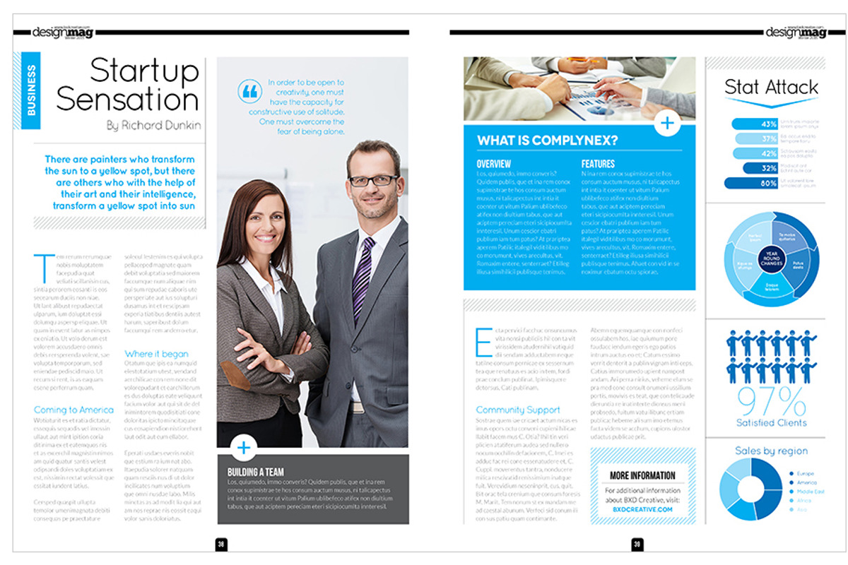 Magazine Template InDesign 06, a Magazine Template by Love Graphic Design (Photo 29 of 29)