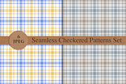 PLAID CHECKERED seamless patterns, a Pattern Graphic by Futurel (Thumbnail 3 of 4)