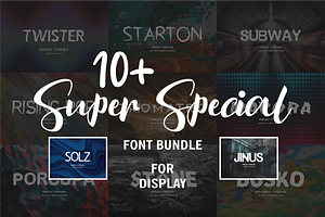10+ FONT BUNDLE