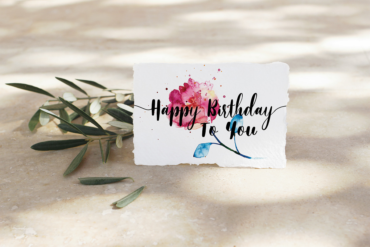 Printable birthday card, a Card Template by TurquoiseDesign (Photo 3 of 4)
