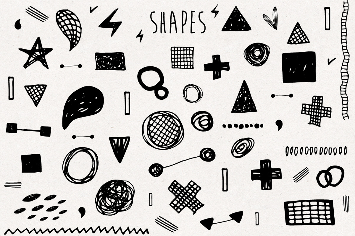 Hand drawn elements collection, an Object Graphic by MiraBell (Photo 5 of 5)