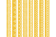 Sunshine Yellow Lace Borders, an Illustration by Amanda Ilkov (Thumbnail 4 of 5)