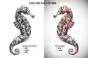 Steampunk illustrations 4. Fishes., an Animal Illustration by Steshnikova (Thumbnail 3 of 4)