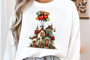 Farmhouse Valentine Clipart, an Illustration by SinaCreation (Thumbnail 6 of 11)