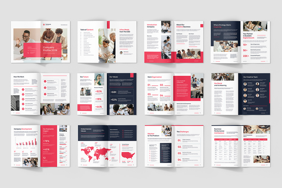 Business Brochure Company Profile, a Brochure Template by artbart (Photo 2 of 9)