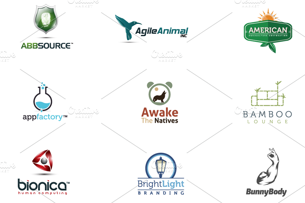 30 Logos Bundle, a Branding & Logo Template by Creatiph Market (Photo 2 of 4)