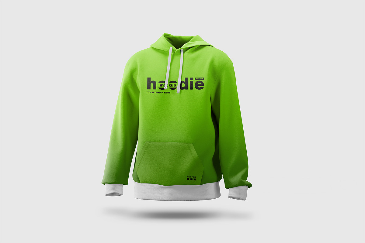 Realistic Hoodie Mockup, a Hoody Mockup by Modaldesain (Photo 1 of 3)