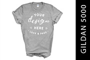 Gildan 5000 Mockup TShirt Bundle, a Shirt Mockup by lock and page (Thumbnail 15 of 22)