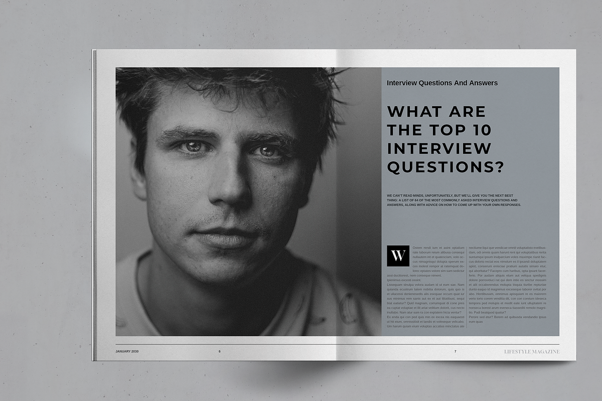Magazine Layout Template, a Magazine Template by Boris Cupac (Photo 5 of 7)